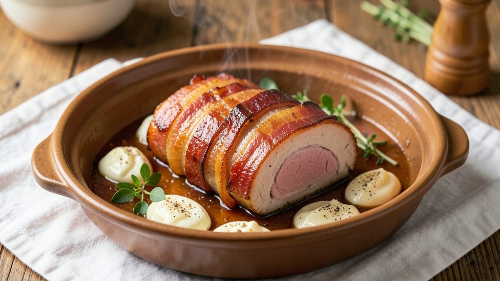 Bacon-Wrapped Pork Loin Crock Pot Recipe: Smoky-Sweet Crisp Wrapped in Minutes