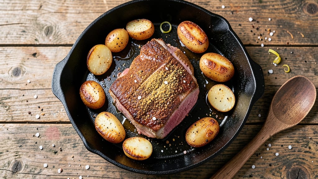 Baked Pork Steak And Potatoes Recipe: Crispy Roof, Fluffy Taters, One-Pan Magic