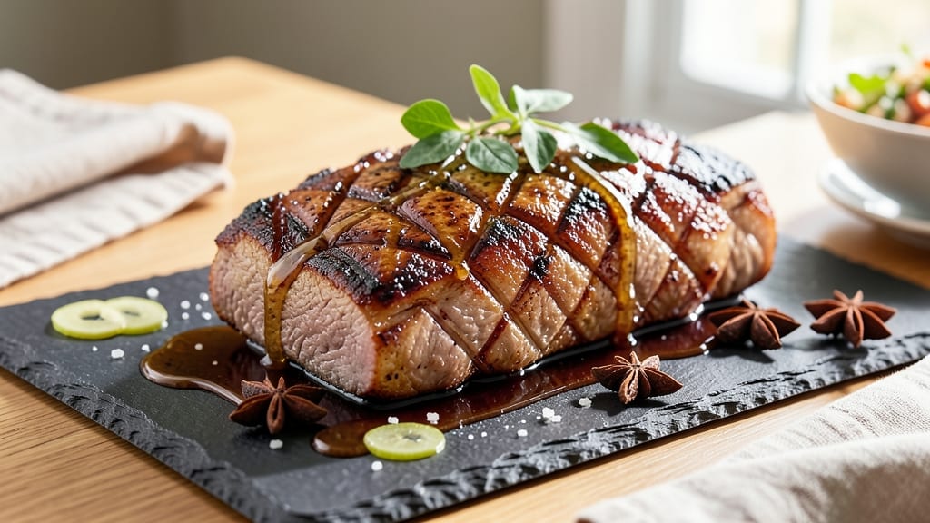 BGE Pork Loin Recipe: Star Anise and Ginger Glow in 30 Minutes