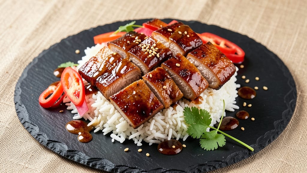Char Siu Pork Recipe Hawaii: Glazed Caramel Crunch Over Smoky Pineapple Gravy