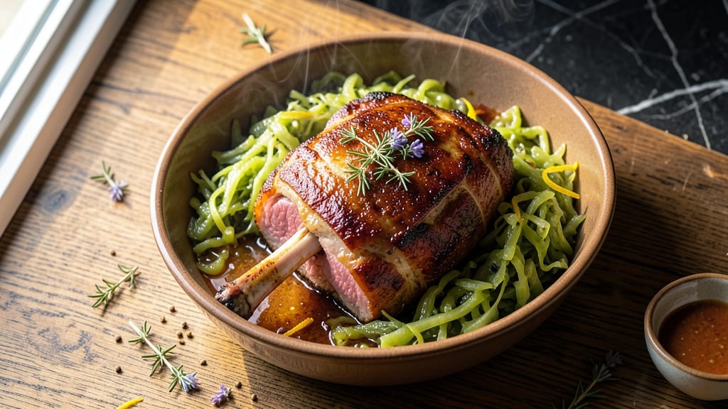 Bone-In Pork Roast and Sauerkraut Recipe: Crispy Bark Meets Tangy Fermented Crunch