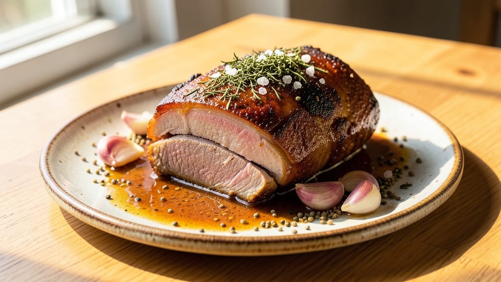 Authentic Puerto Rican Pork Shoulder Recipe: Adobo-Spiced Shreds with Celery Crown Crunch