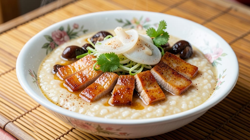 Cantonese Pork Congee Recipe: Five-Spice Infused Comfort in a Bowl