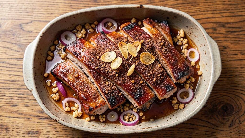 Baked Pork Spareribs Recipe: Crispy Bark and Fork-Tender Shreds