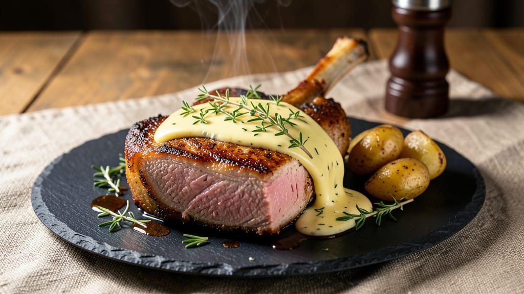 Baked Tomahawk Pork Chops Recipe: Reverse-Sear Crust With Juicy Pink Centers