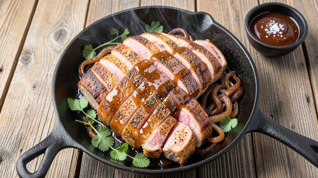 BBQ Grilled Pork Recipe: Smoky Charred Crust With Juicy Pink Centers