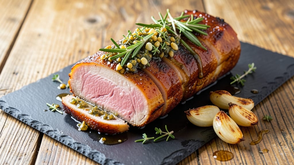 Baked Pork Loin Roast Recipe: Herb-Infused Crust With Juicy Pink Core