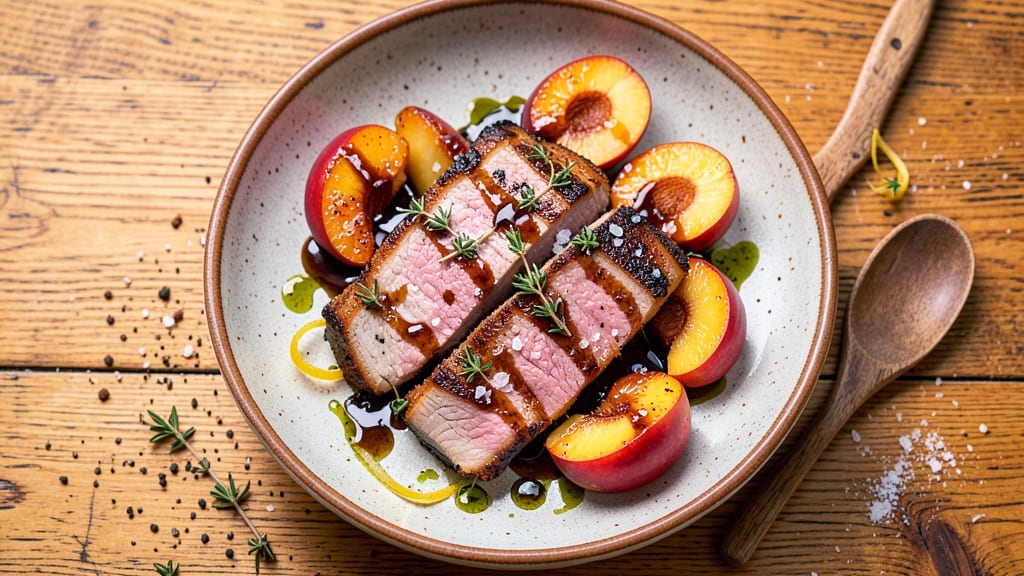 Boneless Pork Chops and Peaches Recipe: Sweet-Tart Balance in One Pan