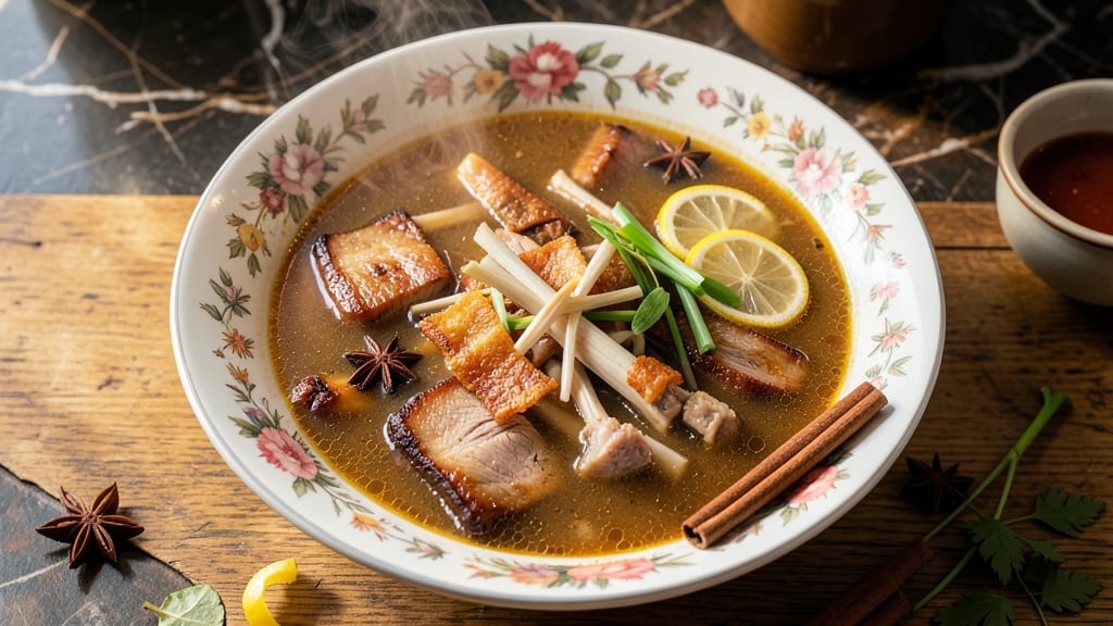 Cantonese Pork Soup Recipe: Star Anise and Ginger Infused Comfort