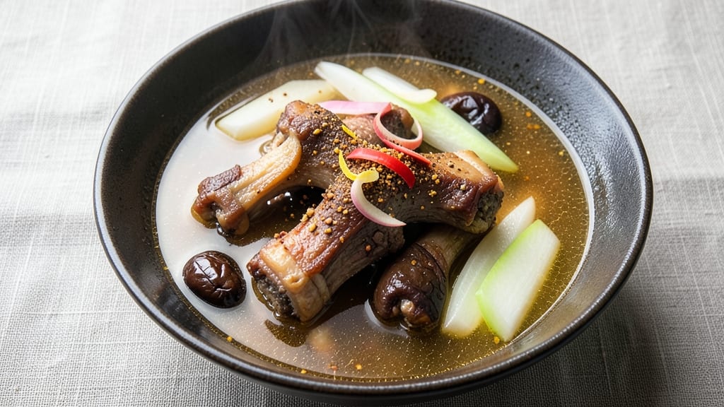 Cantonese Pork Bone Soup Recipe: Fragrant Five-Spice Simmered Richness
