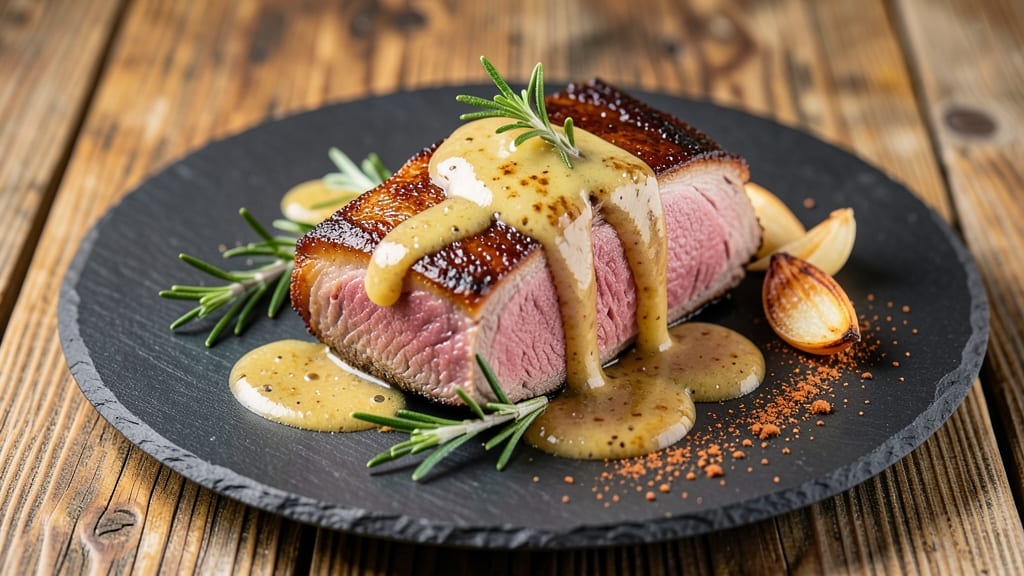 Chef's Pork Recipe: Smoky Garlic Butter Crust Meets Tender Meat