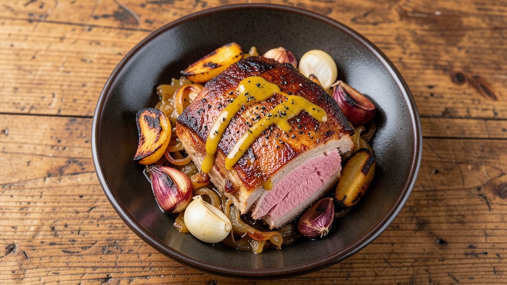 Bobby Flay's Pork Shoulder Recipe: Clockwork Sear Locks in Juice