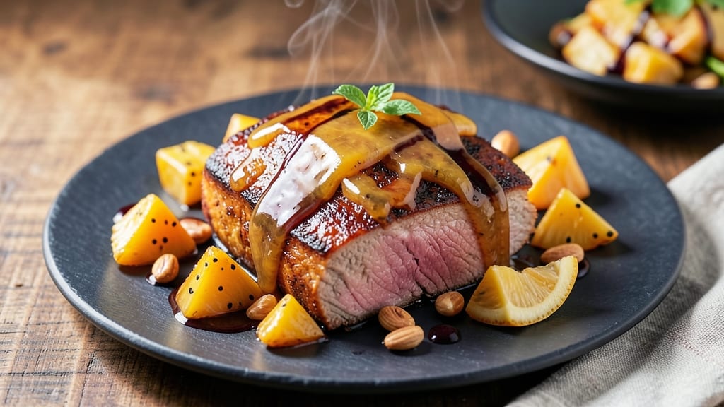 Pineapple Glazed Pork Loin Recipe: Caramelized Sweetness with Crispy Sear
