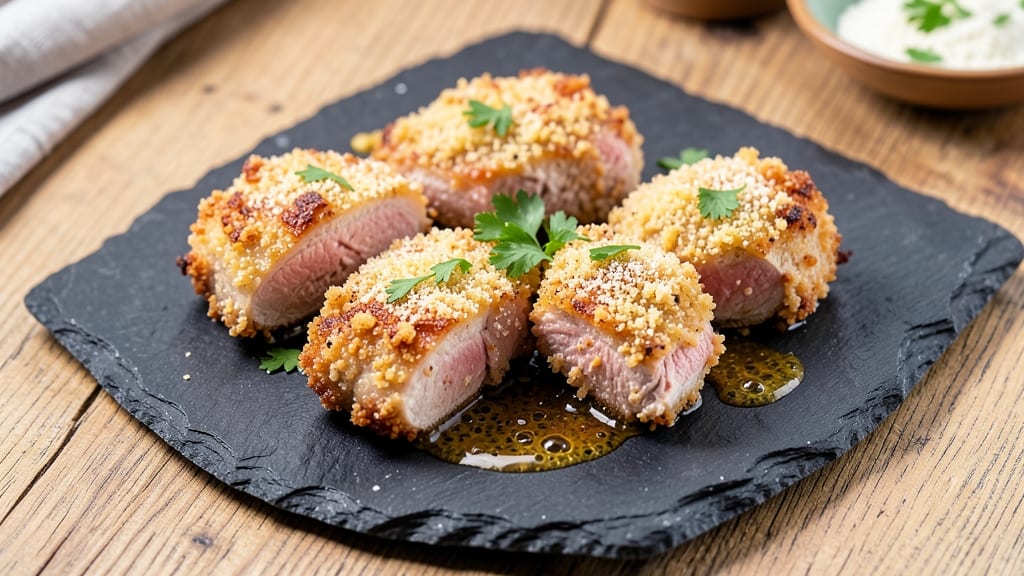 Baked Parmesan Crusted Pork Chops Recipe: Crispy Gold Crunch Over Juicy Centers