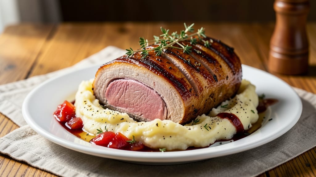 Bone-In Center-Cut Pork Loin Recipe: Crispy Bark and Juicy Pink Hearts