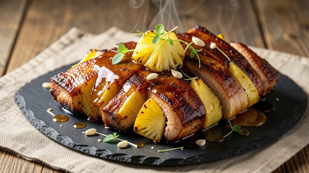 Pork Ribs Wrapped Around Pineapple Recipe: Oven-Baked Sweet-Savory Fusion