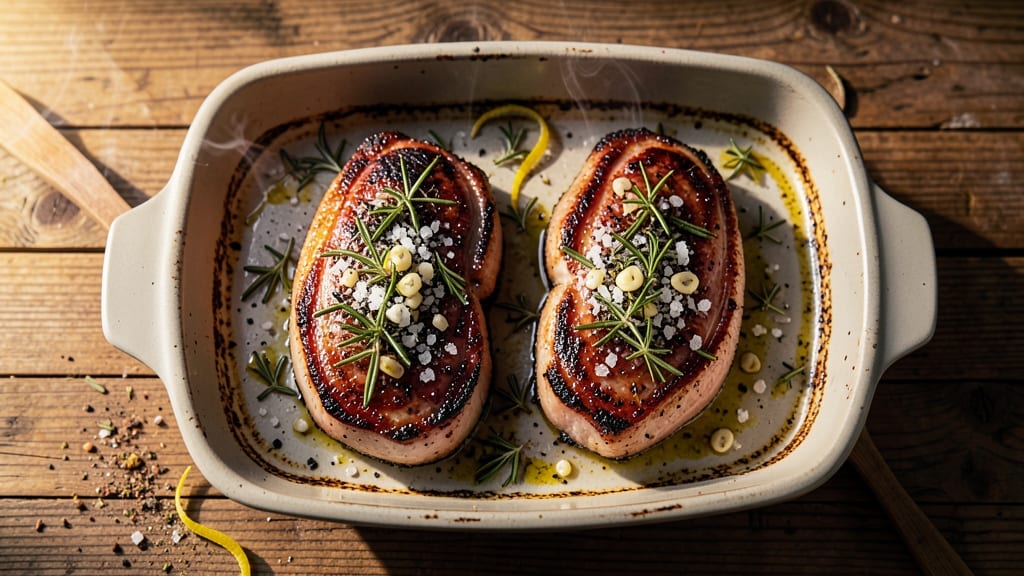 Baked Ribeye Pork Chop Recipe: Herb-Crusted Crispness With Juicy Pink Centers