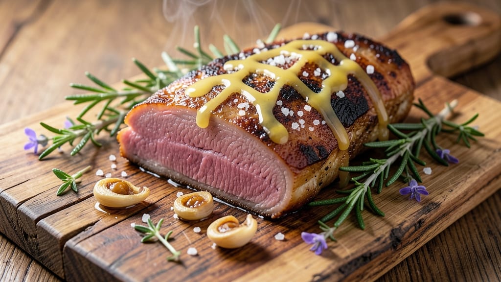 Wild Pork Loin Recipe: Smoky Garlic Butter Baste for Rich Flavor