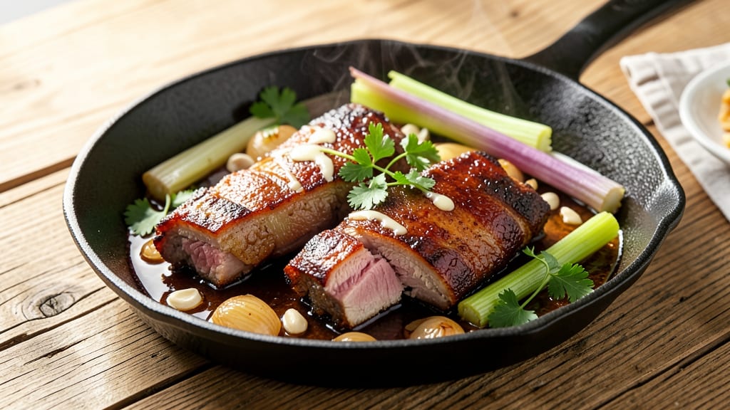 Boneless Country Style Pork Ribs Recipe: Stovetop Celery Crown Crunch in 30 Minutes