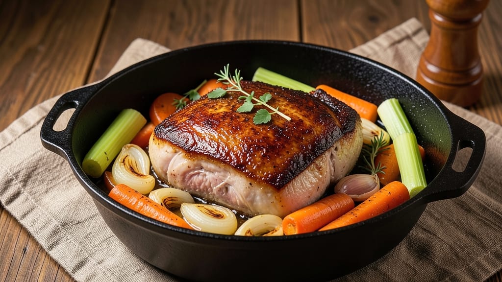 Boneless Pork Roast Recipe Dutch Oven: Slow-Braised Tender Shreds With Golden Crust