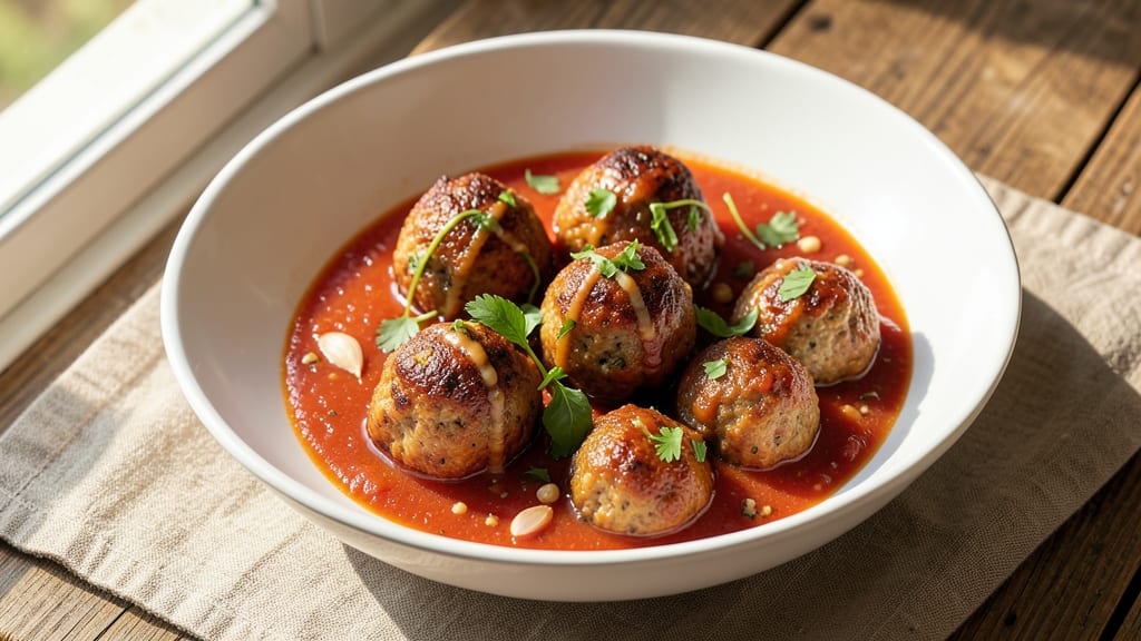 Pork Meatballs in Tomato Sauce Recipe: Herb-Infused Sauce That Clings to Every Bite