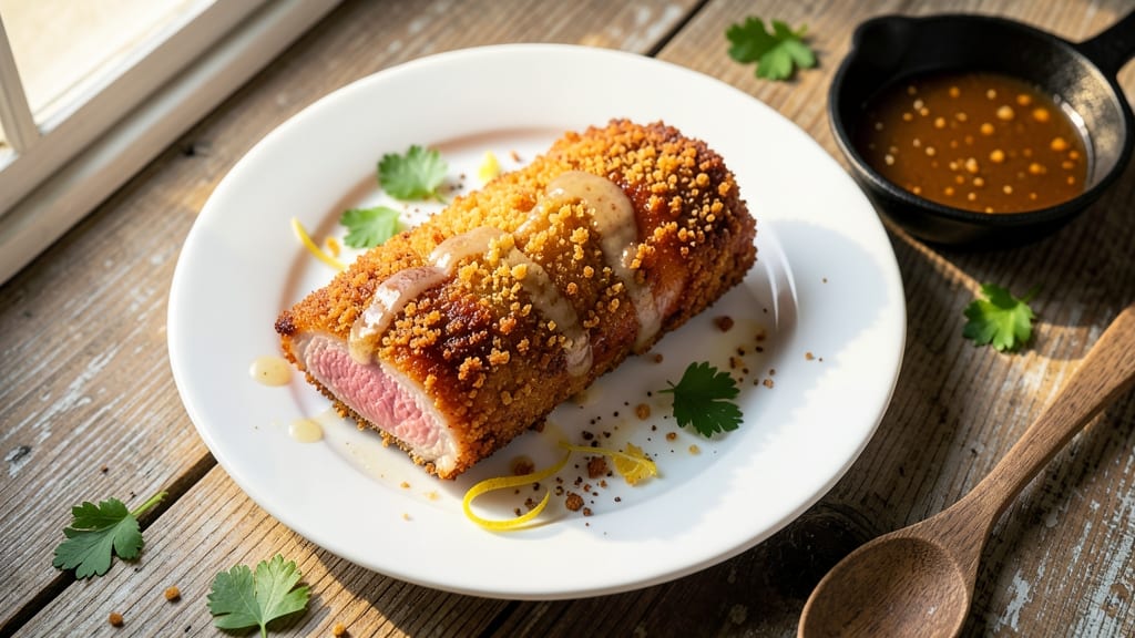 Breaded Pork Tenderloin Recipe: Oven-Baked Crispy Crust, Juicy Core