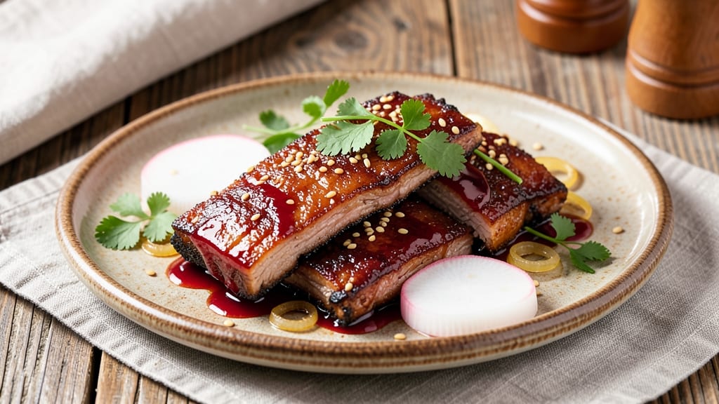 Braised Pork Ribs With Radish Recipe: Sweet-Pickled Crunch Balances Rich Braise