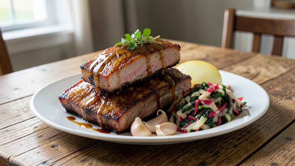 Boneless Pork Ribs and Sauerkraut Recipe: Crisp-Topped Braise with Tangy Fermented Bite