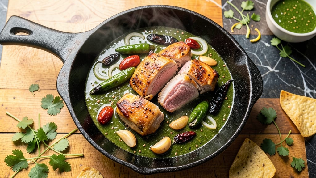 Authentic Mexican Pork Green Chile Recipe: Smoky Roasted Peppers and Spiced Pork Fusion
