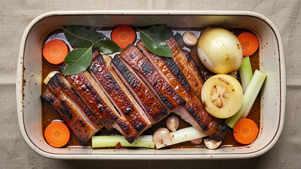 Pork Ribs Recipe Boil Then Bake: 3-Zone Magic for Crispy Bark and Juicy Cores