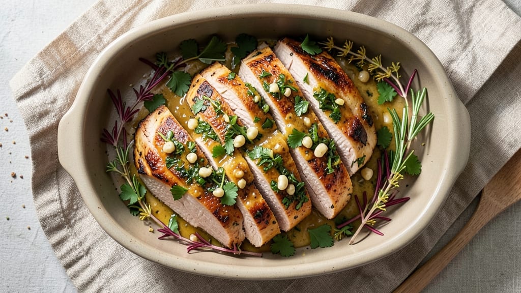 Baked Boneless Pork Loin Recipe: Juicy Center With Crispy Herb Crust