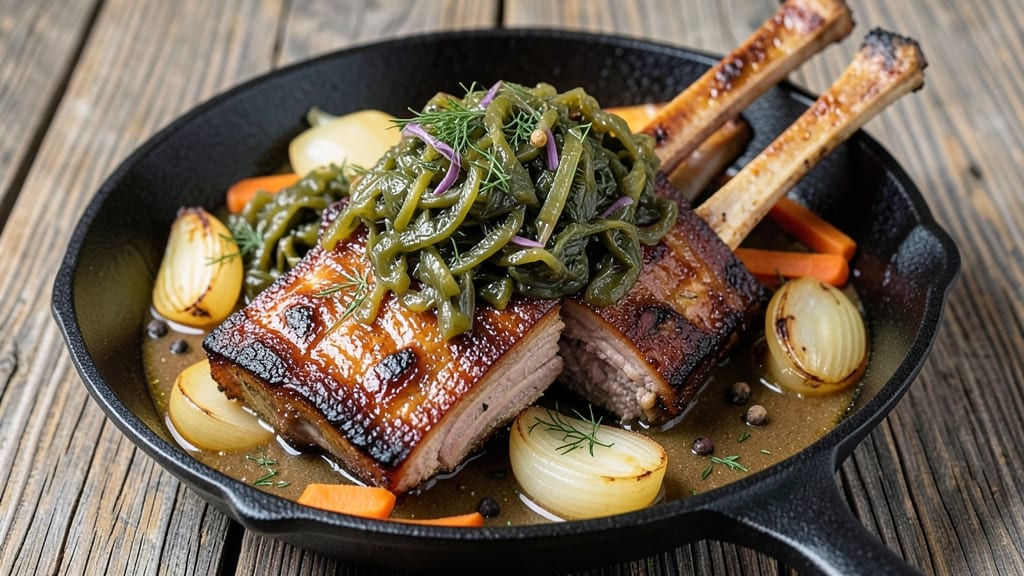 Country-Style Pork Ribs and Sauerkraut Slow Cooker Recipe: Smoky Sauerkraut Braise with Fall-Off-Bones Tenderness