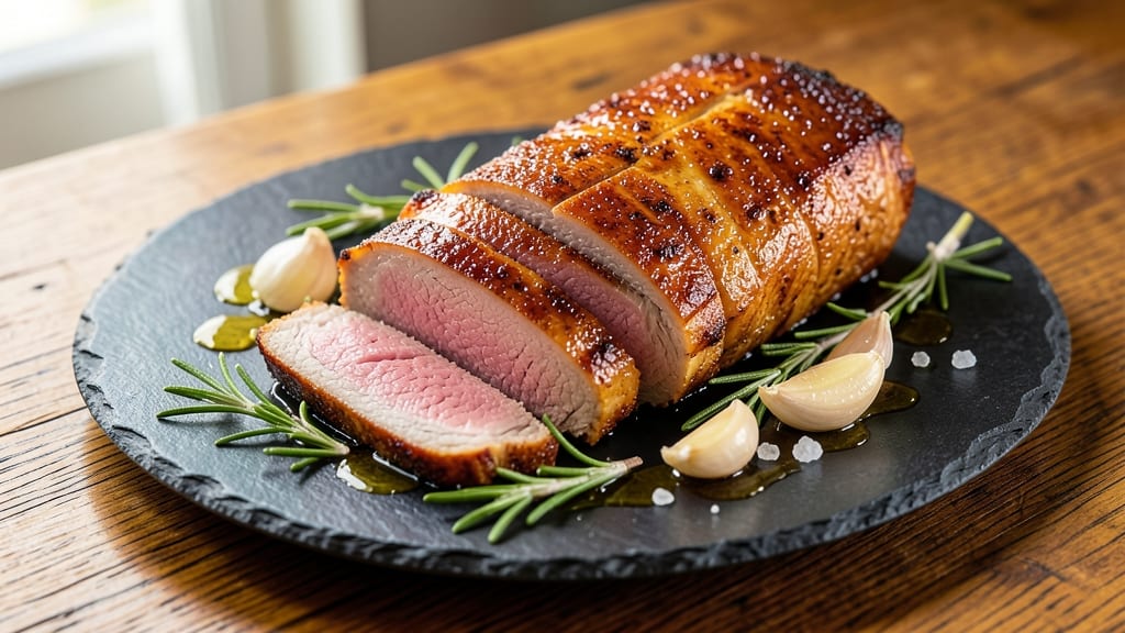 Boneless Pork Loin Centre Cut Roast Recipe: Even Heat Roast for Juicy, Unbroken Pink Cores