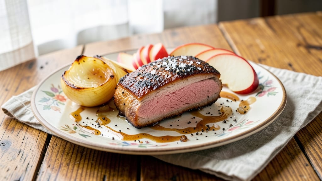 Butcher Box Pork Chops Recipe: Apple Cider Brined With Crispy Onion Rings