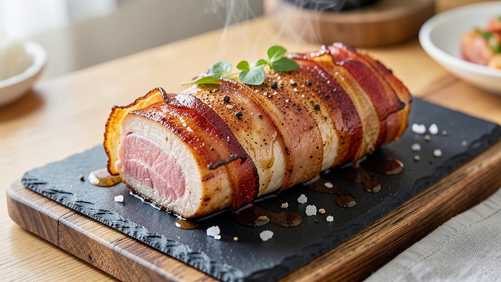 Bacon-Wrapped Pork Tenderloin Grill Recipe: Smoky Crispy Edges and Juicy Hearts