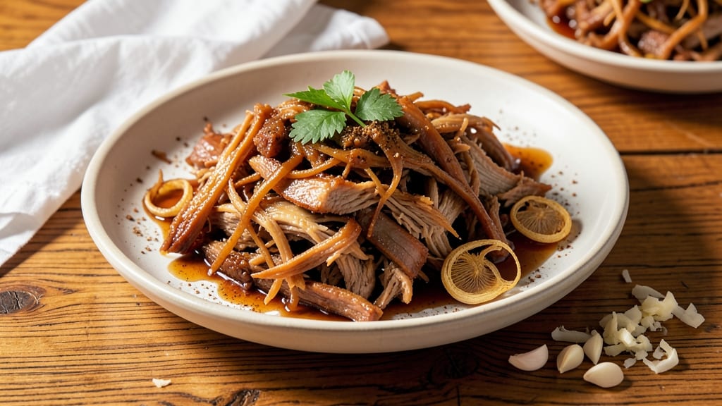 Asian Pulled Pork Slow Cooker Recipe: Smoky-Sweet Shreds Ready in One Hour