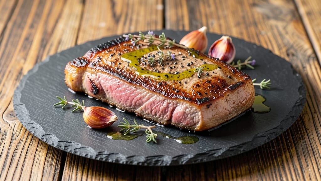 Broiled Pork Steak Recipe: High-Heat Crisp With Juicy Centers