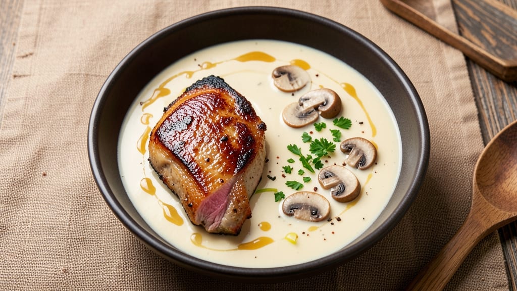 Pork Chops and Cream of Mushroom Soup Recipe in Oven: Juicy Roast Meets Velvety Sauce in One Dish
