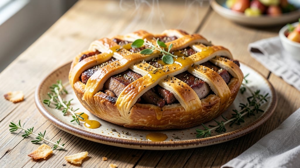 British Bake Off Pork Pie Recipe: Flaky Pastry Wrapped Around Savory Meat Filling