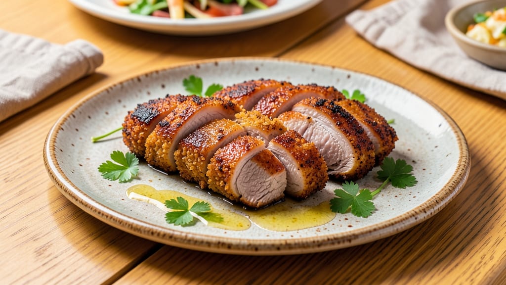 Bohemian Breaded Pork Tenderloin Recipe: Golden Crust Meets Herb-Infused Pan Gravy