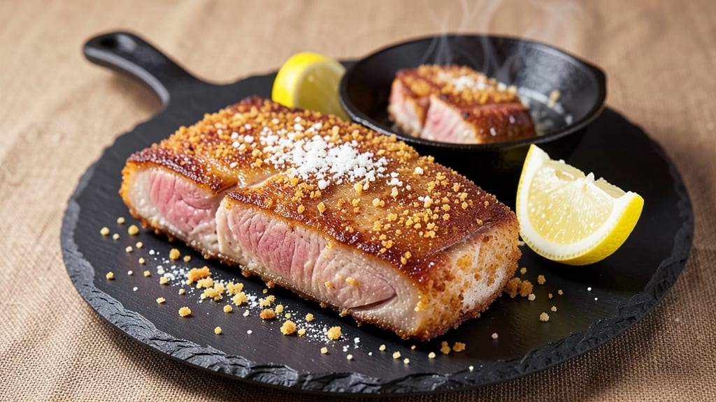 Breaded Pork Shoulder Steak Recipe: Crispy Crust, Juicy Pink Hearts