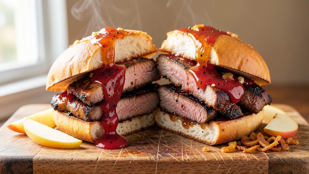 BBQ Pork Loin Sandwiches Recipe: Smoky-Sweet Glaze and Crispy Bread Pairing
