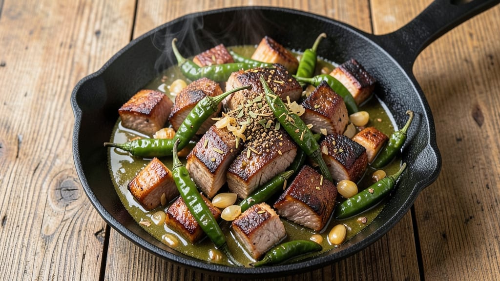 Award Winning Colorado Pork Green Chili Recipe: Smoky Hatch Pepper Heat With Tender Shreds