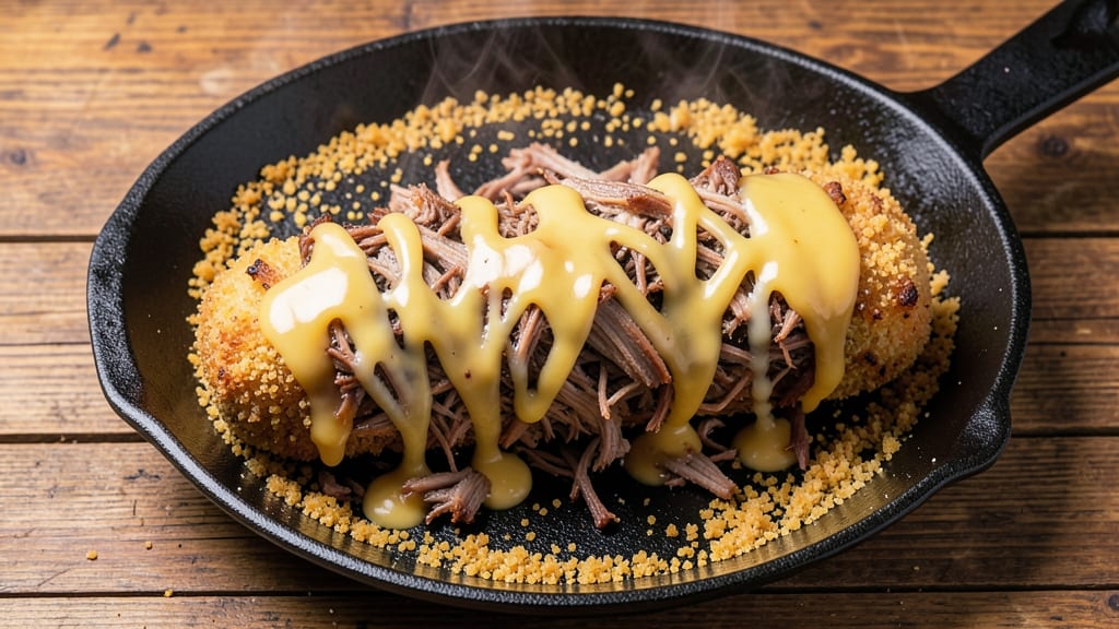Cheesy Pulled Pork Corn Dogs Recipe: Crispy Bites Stuffed With Melty Cheese