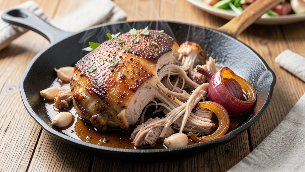 Bone-In Pork Shoulder Pulled Pork Recipe: Smoky Bark and Shatterproof Shreds