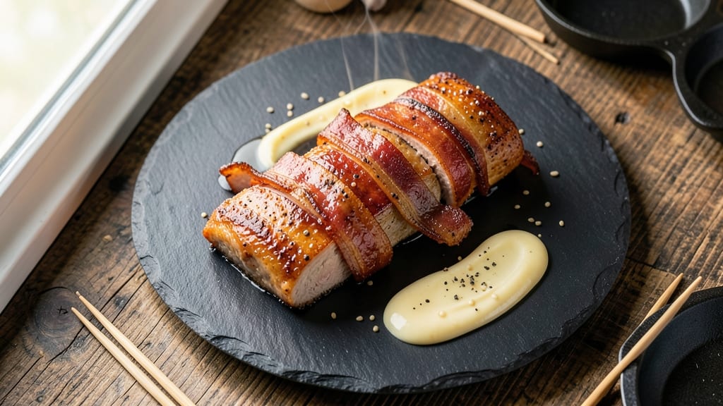 Brown Sugar Bacon-Wrapped Pork Tenderloin Recipe: Caramelized Crunch Meets Sweet Smoky Tenderness