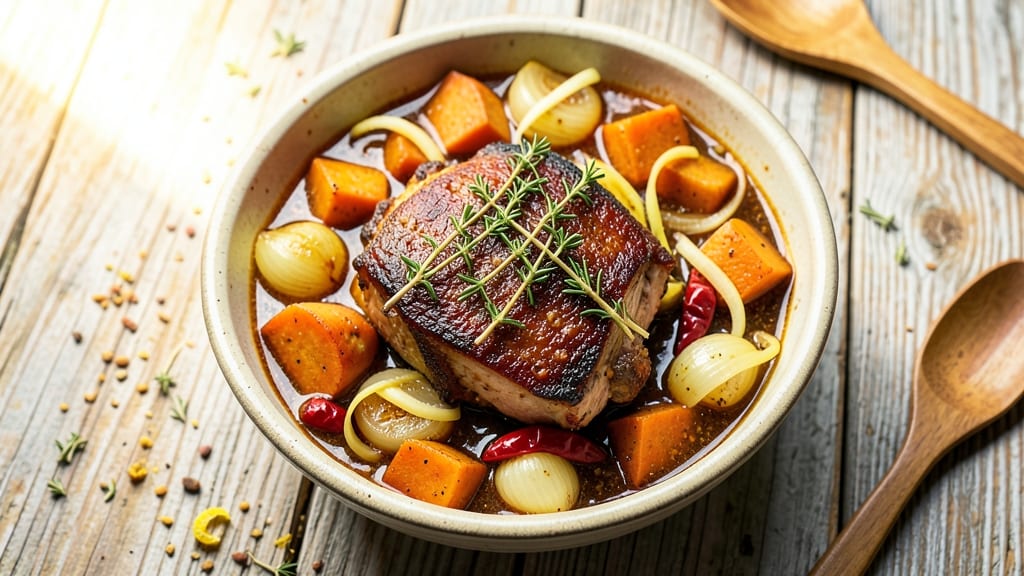 Bajan Pork Stew Recipe: Bold Spice and Sweet Potato Harmony