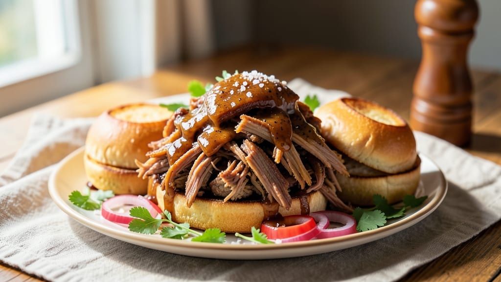 BBQ Pulled Pork Sliders Crock Pot Recipe: Smoky Sweet Shreds Ready in One Hour
