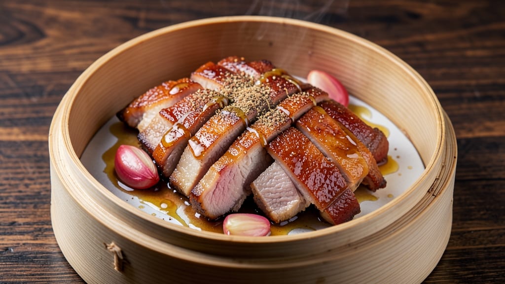 Authentic Chinese Pork Belly Recipe: Five-Spice Glazed Crispy Bark