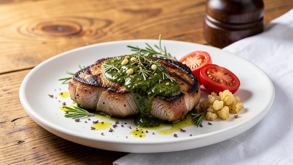 Carrabba's Tuscan Grilled Pork Chops Recipe: Pan-Seared Crispness with Herb-Infused Gravy